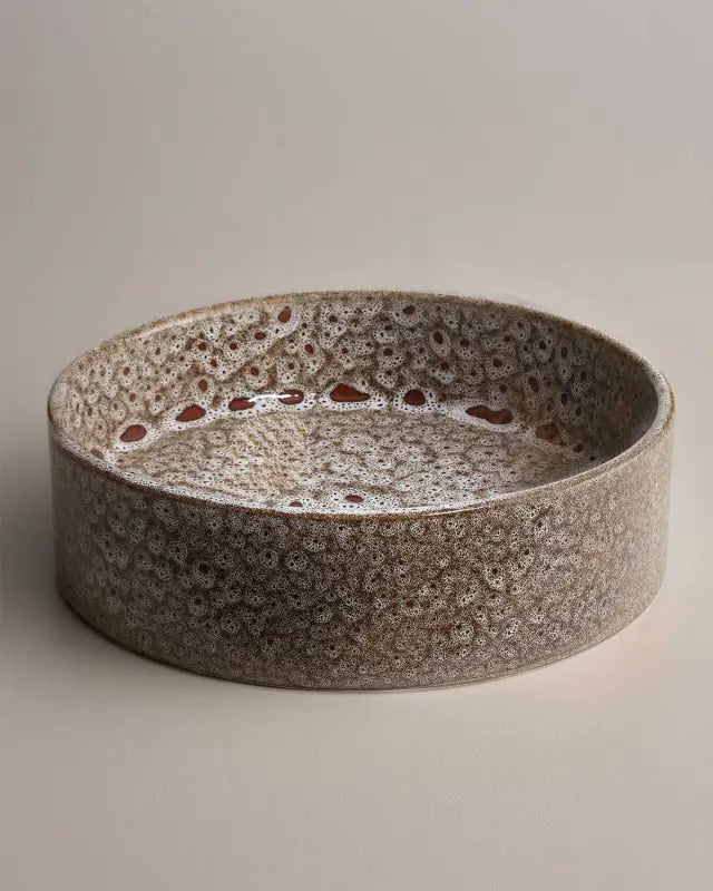Clay 400 - Round Hand Basin/White Ochre