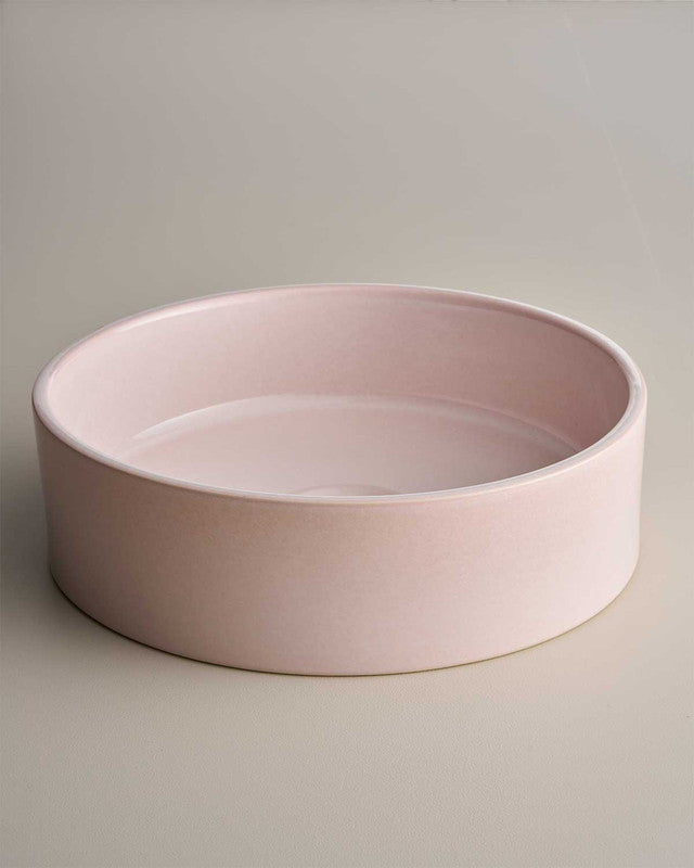 Clay 400 - Round Hand Basin/Rose Quartz