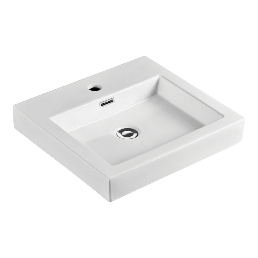 Como Gloss White Above Counter Basin