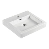 Como Gloss White Above Counter Basin