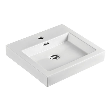 Como Gloss White Above Counter Basin