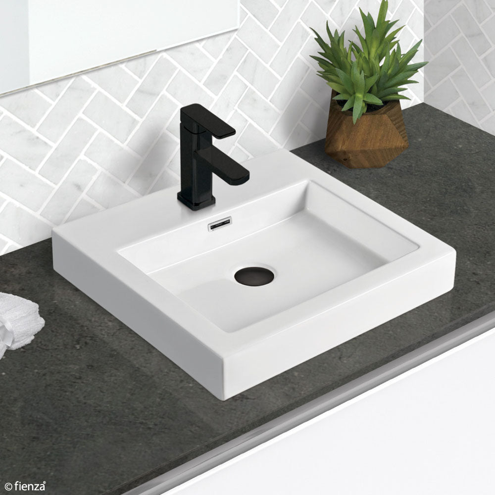Como Gloss White Above Counter Basin