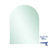 Ablaze - Aspen Polished Edge Arch Mirror 750x1000mm Glue-to-Wall