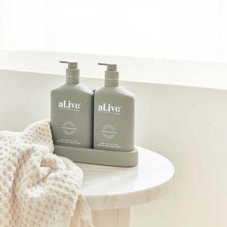 Body Wash & Lotion Duo - Green Pepper & Lotus
