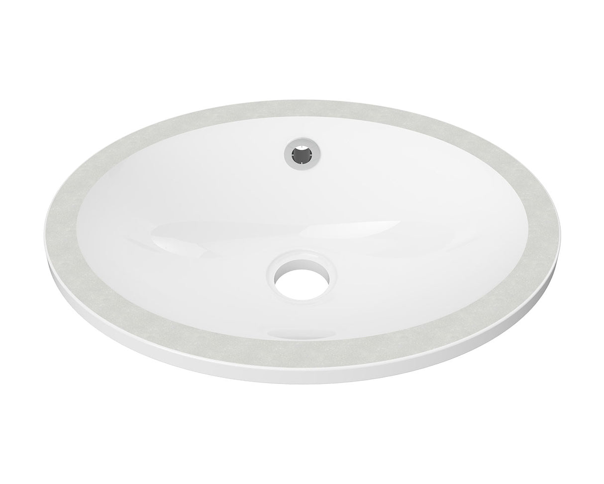 Amara Gloss White Undermount Basin 450mm