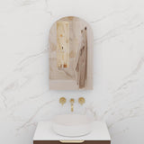 Arka - 500mm Chestnut Shaving Cabinet