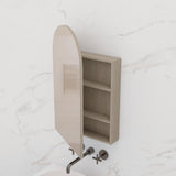 Arka - 500mm Smoked Ash Shaving Cabinet