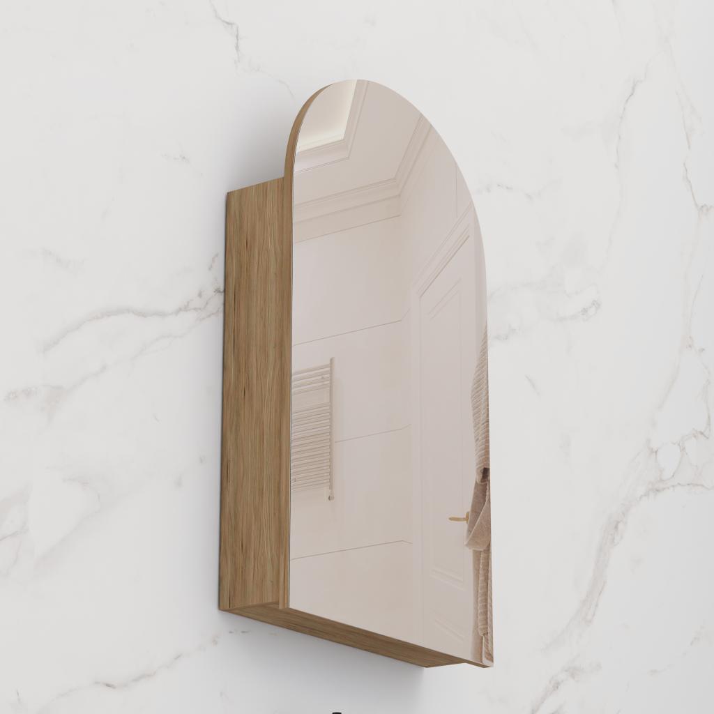 Arka - 500mm Tuscan Oak Shaving Cabinet