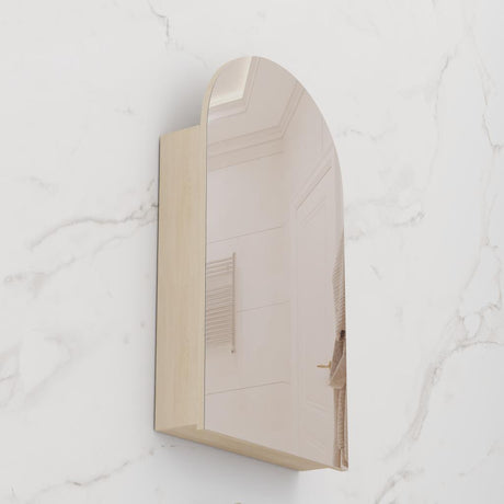 Arka - 500mm Vero Oak Shaving Cabinet