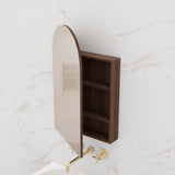 Arka - 600mm Chestnut Shaving Cabinet
