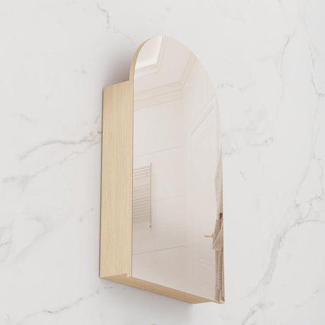 Arka - 600mm Nordic Oak Shaving Cabinet