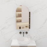 Arka - 600mm Smoked Ash Shaving Cabinet