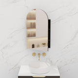 Arka - 600mm Smoked Onyx Shaving Cabinet
