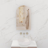 Arka - 600mm Urban Oak Shaving Cabinet