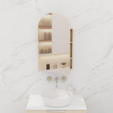 Arka - 600mm Vero Oak Shaving Cabinet