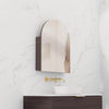 Arka - 800mm Espresso Oak Shaving Cabinet