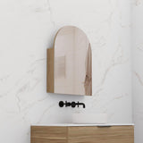 Arka - 800mm Tuscan Oak Shaving Cabinet