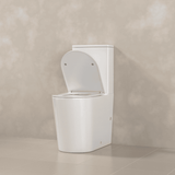 Azaria - Gloss White Rimless Toilet Suite w Soft-close Seat