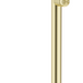 Mica Heritage Freestanding Bath Mixer in French Gold with a high curved spout and lever handle.