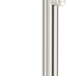 Mica Heritage Freestanding Bath Mixer with hand shower in brushed nickel.
