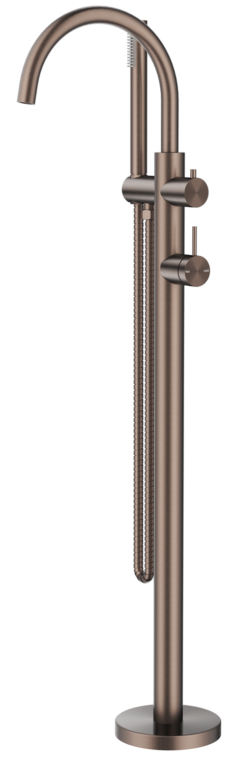Mica Freestanding Bath Mixer with Hand Shower