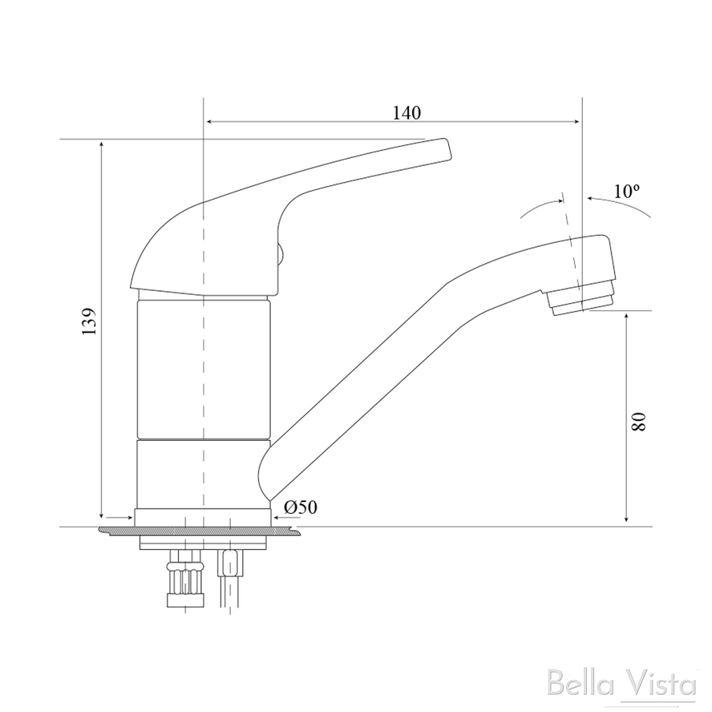 Presto - Swivel Basin Mixer