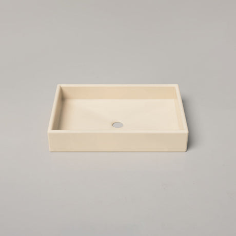 Box Concrete Basin - One Tone Surface Mount