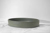 Oblong Concrete Basin - 550x400x100mm Fern