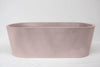 Kurva Junior Concrete Bath - 1500x750x500mm Blush