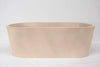 Kurva Concrete Bath - 1700x750x500mm Champagne