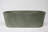 Kurva Junior Concrete Bath - 1500x750x500mm Fern