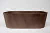 Kurva Concrete Bath - 1700x750x500mm Umber