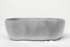 Yakt Junior Concrete Bath - 1500x750x500mm Silver