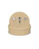 Betty Concrete Basin Surface Mount - 410x350x350mm Custard