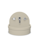Betty Concrete Basin Wall Mount - 410x350x350mm Sand
