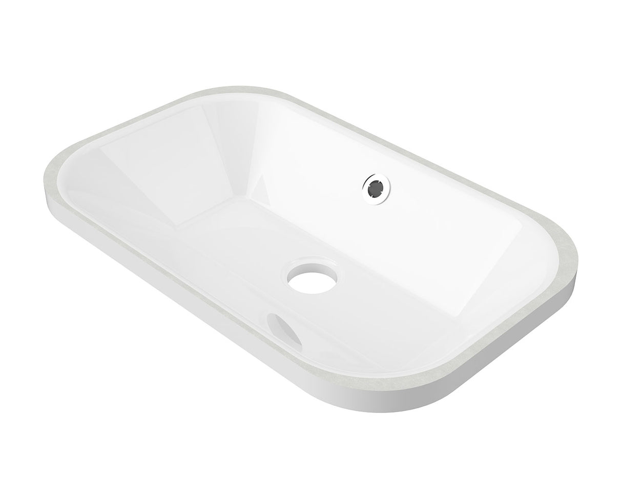Bodhi Undermount Basin 540mm Gloss White