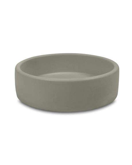 Bowl Concrete Basin - One Tone Surface Mount