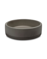 Bowl Concrete Basin - Two Tone Surface Mount