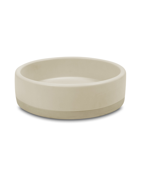 Bowl Concrete Basin - Two Tone Wall Mount with Bracket