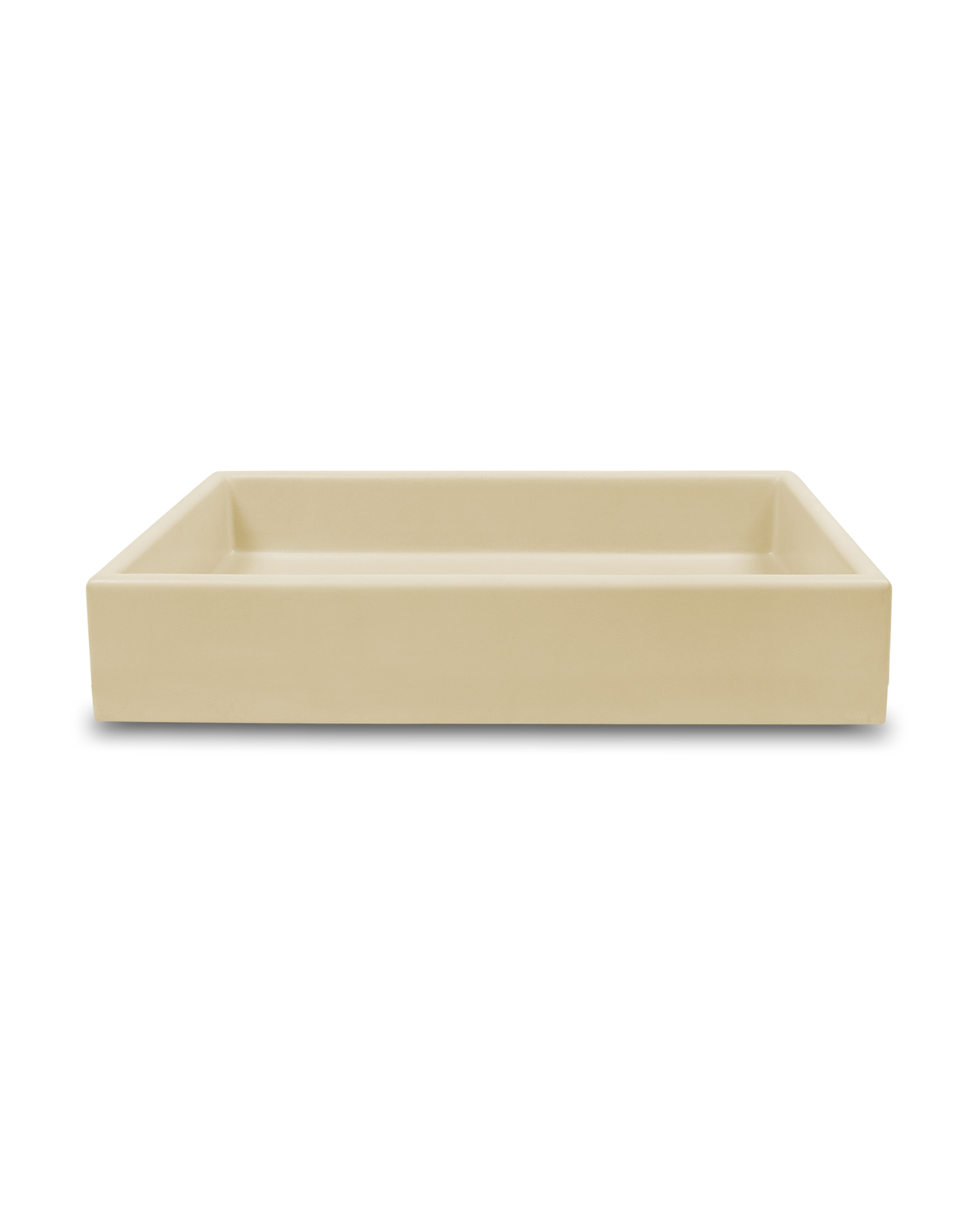 Box Concrete Basin - One Tone Wall Mount with Bracket