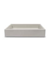 Box Concrete Basin - One Tone Wall Mount with Bracket