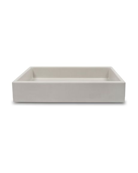 Box Concrete Basin - One Tone Wall Mount with Bracket