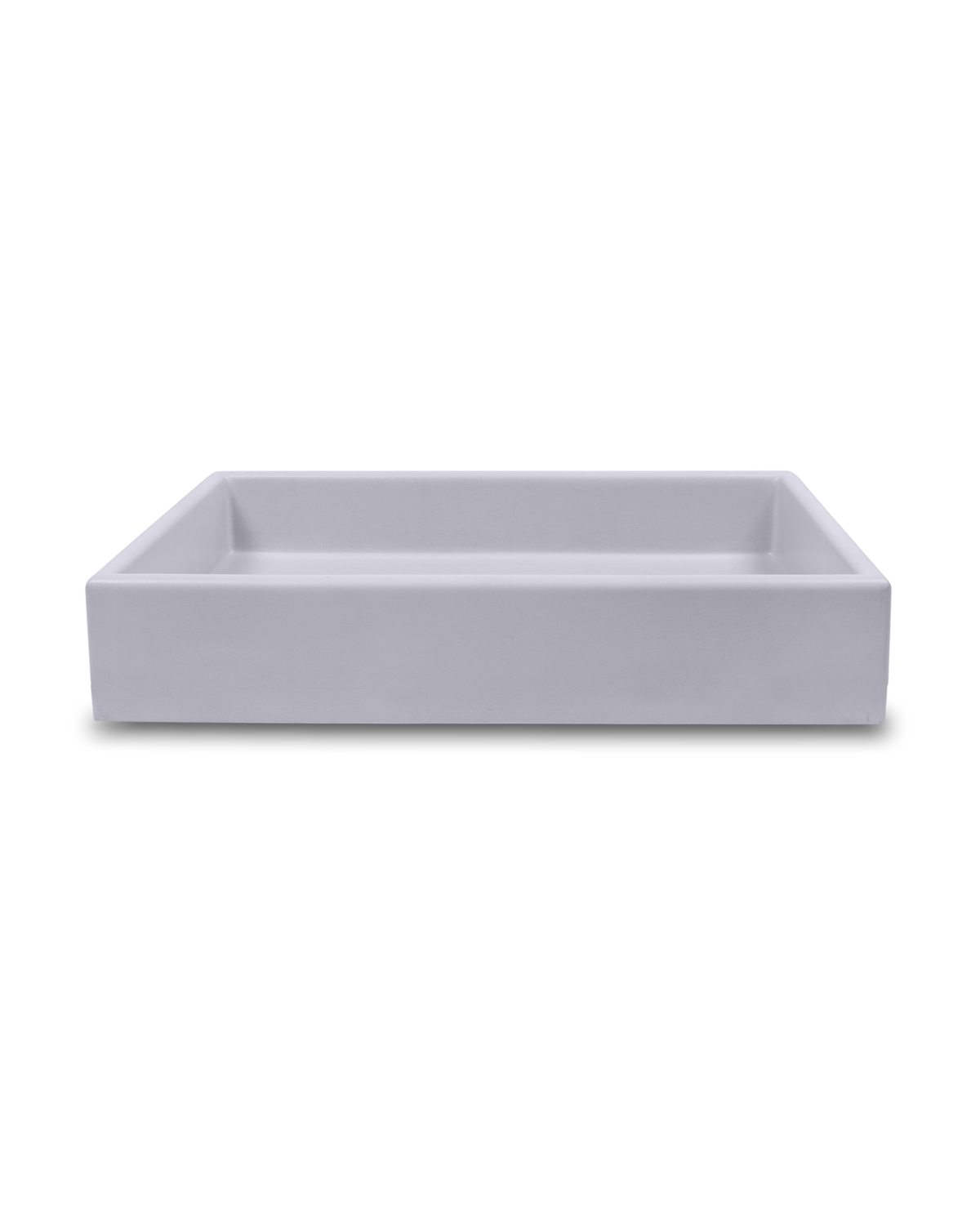Box Concrete Basin - One Tone Wall Mount with Bracket