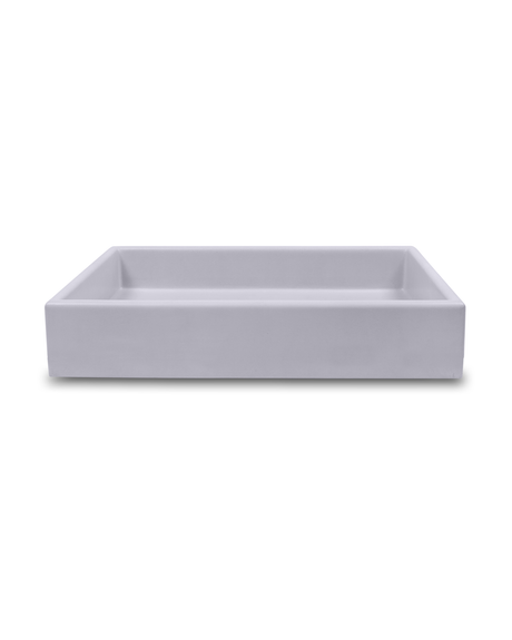 Box Concrete Basin - One Tone Wall Mount with Bracket