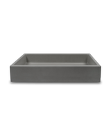 Box Concrete Basin - One Tone Wall Mount with Bracket