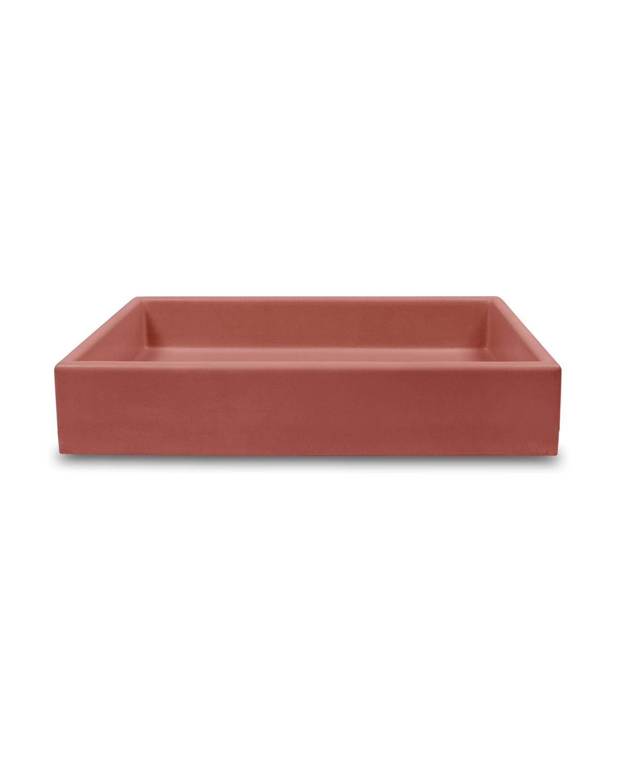 Box Concrete Basin - One Tone Surface Mount