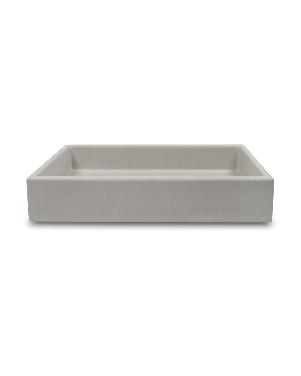 Box Concrete Basin - One Tone Wall Mount with Bracket