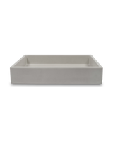 Box Concrete Basin - One Tone Wall Mount with Bracket