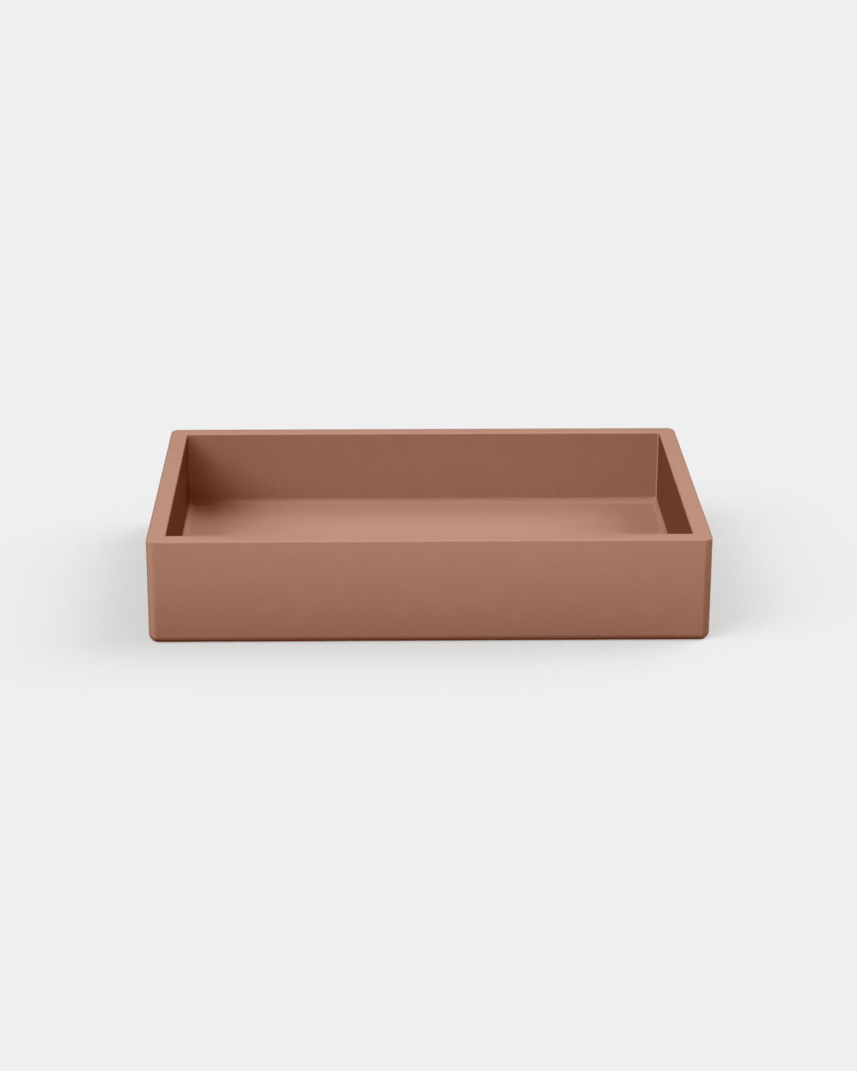 Box Concrete Basin - One Tone Surface Mount
