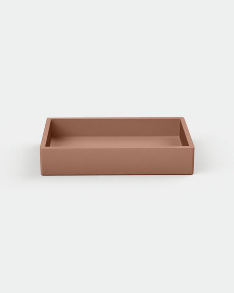 Box Concrete Basin - One Tone Surface Mount